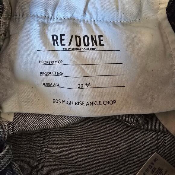 RE/DONE 90s High Rise Ankle Crop Jean - Picture 8 of 14
